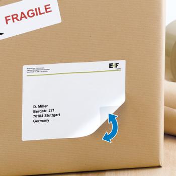 HERMA Adressetiketten A4 weiß 99,1x93,1 mm opak 600 St. (10317)