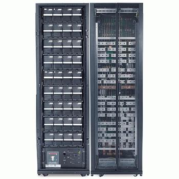 APC Symmetra PX 96kW Scalable to 160kW with Integrated Modular Distribution - Power Array - AC 400 V - 96 kW - 96000 VA - 3-fas - utgångskontakter: 1 - 42U - svart (SY96K160H PD)