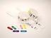 ZEBRA Z-BAND QUICKCLIPS F.WRISTBAND 275 CLIPS/BAG YELLOW