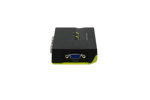 LEVELONE KVM switch USB 2 port m. audio (KVM-0221)