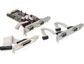 DELOCK IO PCIe  4x seriell RS-232 + 1x parallel (89177)