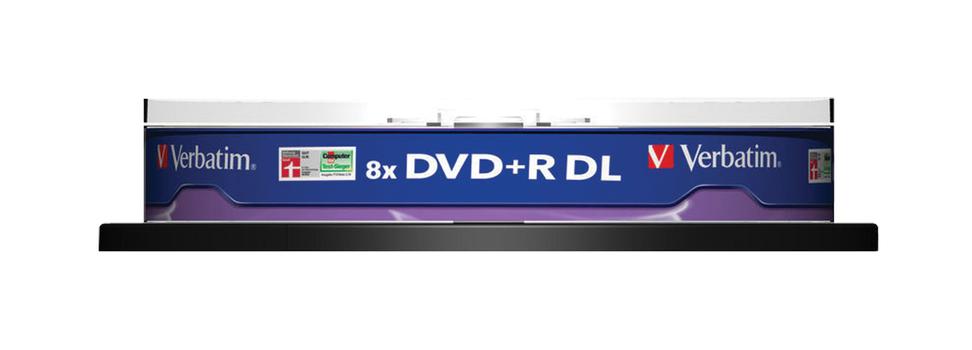 Verbatim DVD+R DL x 10 - 8.5 GB - lagringsmedier (43666)
