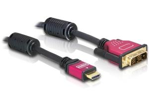 DELOCK HDMI -DVI Cable 3.0m male/male (84343)