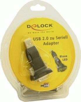 DELOCK Adapter USB 2.0 zu Seriell 9St (61425)