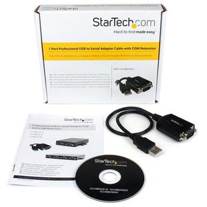 STARTECH 1 Port Professional USB to Serial Adapter Cable (ICUSB2321X)