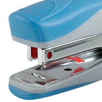 REXEL Bambi Mini Stapler Metal 12 Sheet Assorted Colours (Single Stapler) 2100154 (2100154)