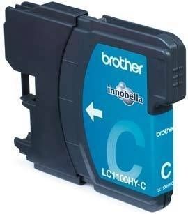 BROTHER LC-1100 ink cartridge cyan high capacity 16ml 750 pages 1-pack (LC1100HYC)
