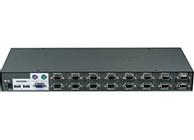 TRENDnet TK 1603R - KVM / lyd / USB-svitsj - 16 porter - rackmonterbar (TK-1603R)