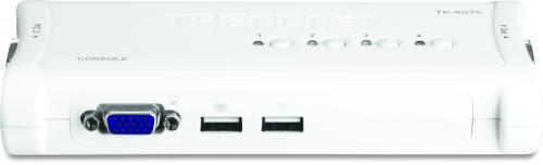 TRENDNET 4-Port USB KVM Switch Kit (TK-407K)