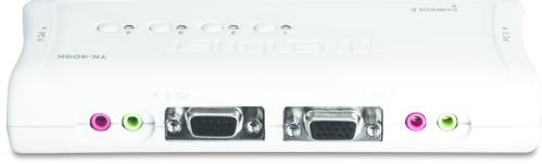 TRENDNET 4-Port USB KVM Switch Kit with Audio (TK-409K)