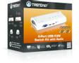 TRENDNET 4-Port USB KVM Switch Kit with Audio (TK-409K)