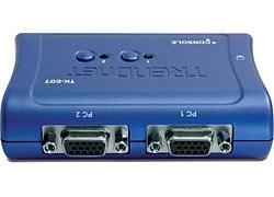 TRENDNET 2-Port USB KVM Switch / Kabler (TK-207K)