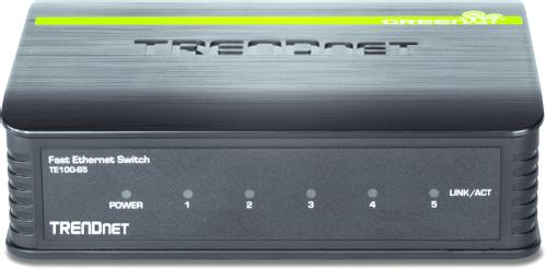 TRENDNET 5-port 10/ 100Mbps N-Way Mini Switch (TE100-S5)