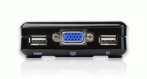 IOGEAR 2-Port Compact USB VGA KVM (GCS42UW6)