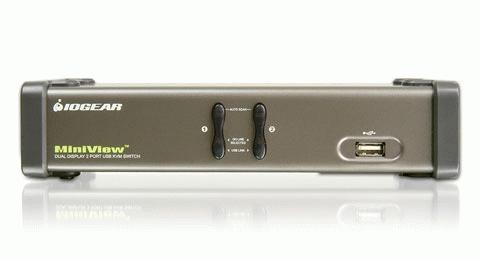 IOGEAR 2 Port Dual View KVM Switch (GCS1742)