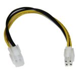 STARTECH 8in ATX12V 4 Pin P4 CPU Power Extension Cable - M/F	 (ATXP4EXT)