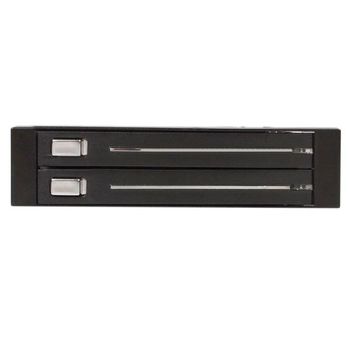 STARTECH 2 Drive 2.5in Trayless Hot Swap SATA Mobile Rack Backplane (HSB220SAT25B)