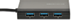 MICROCONNECT USB3.0 to Ethernet+3hub, Black