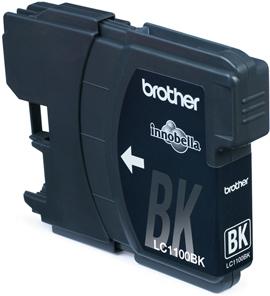 BROTHER Ink Cart/ black blister DCP385C DCP585C (LC1100BKBP)
