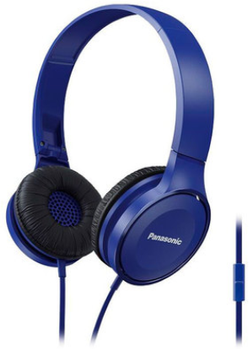 PANASONIC Headband, Microphone,  Blue (RP-HF100ME-A)