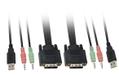 LEVELONE 2PORT USB DVI KVM SWITCH W/ AUDIO (KVM-0260)