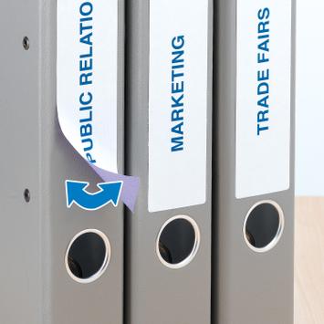 Herma Special - Papir - matt - fjernbart selv-adhesiv - hvit - 192 x 34 mm 200 etikett(er) (25 ark x 8) opake arkivmappeetiketter (10150)