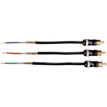 HAMA Kabel 3xRCA-3xRCA Guld Svart 1.5m (83029)