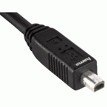 HAMA Kabel USB A-USB Mini B4 Svart 1.8m (00074202)
