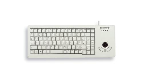 CHERRY XS TRACKBALL KEYBOARD LIGHT GREY USB US LAYOUT         US PERP (G84-5400LUMEU-0)