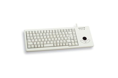 CHERRY XS TRACKBALL KEYBOARD LIGHT GREY USB US LAYOUT         US PERP (G84-5400LUMEU-0)