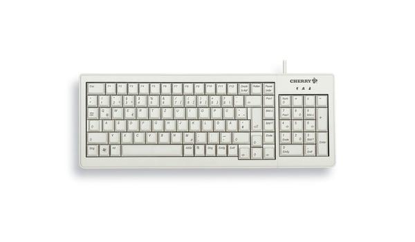 CHERRY G84-5200 COMPACT KB DEU GREY GERMANY - GREY PERP (G84-5200LCMDE-0)