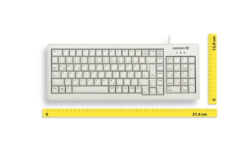 CHERRY G84-5200 COMPACT KB DEU GREY GERMANY - GREY PERP (G84-5200LCMDE-0)