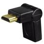 HAMA HDMI Adapter Han-Hun 180° Sort Guldbelagt TL (83012)
