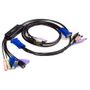 STARTECH 2 PORT KVM SWITCH WITH AUDIO IN INTEGRATED USB M VGA CABLES IN CABL (SV215MICUSBA)