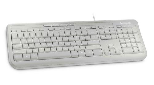 MICROSOFT Wired Keyboard 600 - Tastatur - USB - Englisch - weiß (ANB-00032)