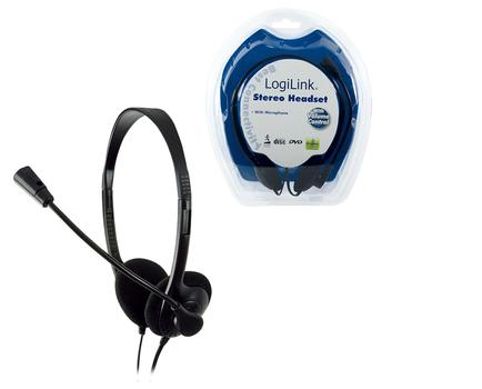 LOGILINK Headset LogiLink stereo mit Mi (HS0001)