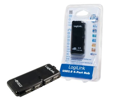 LOGILINK USB2.0 HUB 4 ports slim (UH0001A)