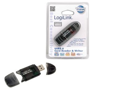 LOGILINK USB Card Reader Black (CR0007)