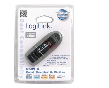 LOGILINK Card Reader Single Slot SD/MMC USB2.0 (CR0007 $DEL)