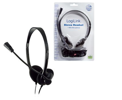 LOGILINK Headset LogiLink stereo mit Mi (HS0002 $DEL)