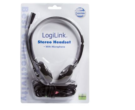 LOGILINK Headset LogiLink stereo mit Mi (HS0002)