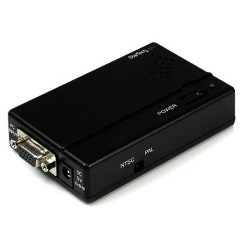 STARTECH High Resolution VGA to Composite (RCA) or S-Video Converter - PC to TV (VGA2VID)