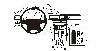 BRODIT ProClip, Volvo Volvo S80, V70  (853868)