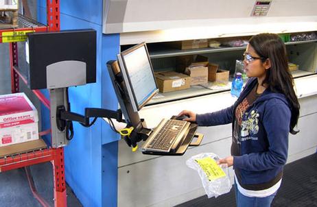 Ergotron 200 Series monteringssett - for LCD-skjerm / tastatur / mus / strekkodeskanner - svart (45-230-200)