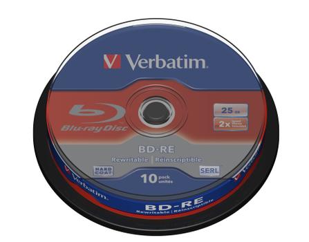 VERBATIM Bluray Verbatim 25GB BD-RE 10p (43694)