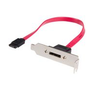 STARTECH 1FT LOW PROFILE SATA TO ESATA PLATE ADAPTER CABL