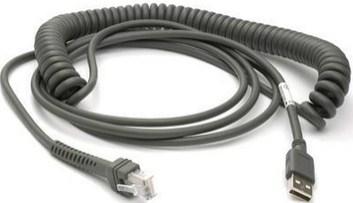 DATALOGIC CAB-467 CABLE USB TYPE A COILED FULL SP 3.6M CABL (CAB-467)