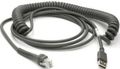 DATALOGIC CAB-467 CABLE USB TYPE A COILED FULL SP 3.6M CABL