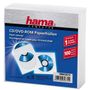 HAMA 1x100 CD/DVD Paper Sleeves white                      62672