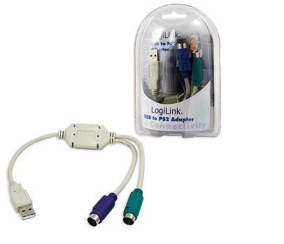 LOGILINK USB 1.1 adapter, A/M to 2x   (AU0004A)